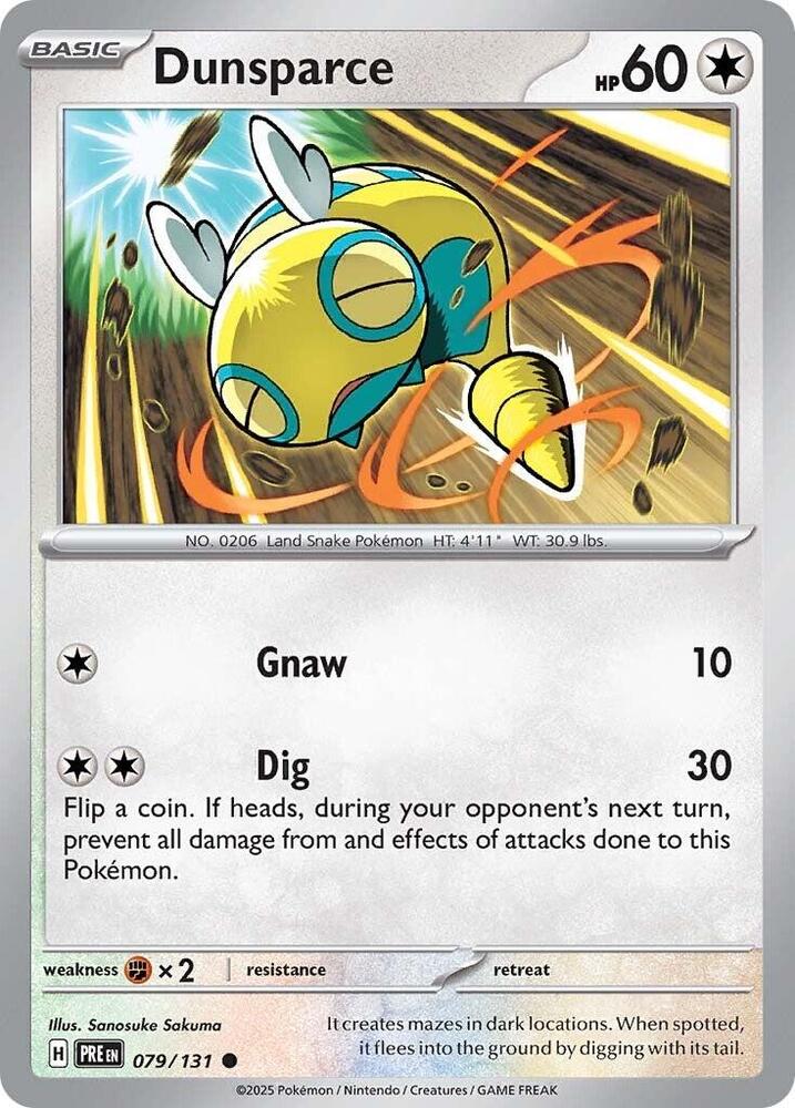 Dunsparce (079/131) [Scarlet & Violet: Prismatic Evolutions] | GnG Games