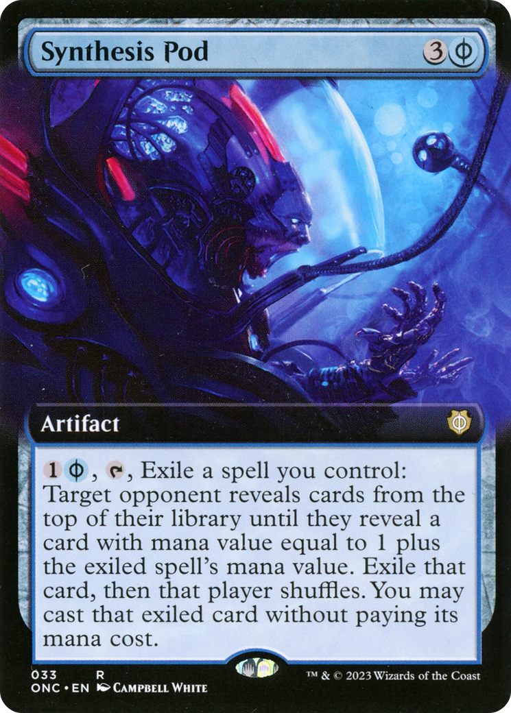 Synthesis Pod (Extended Art) [Phyrexia: All Will Be One Commander] | GnG Games