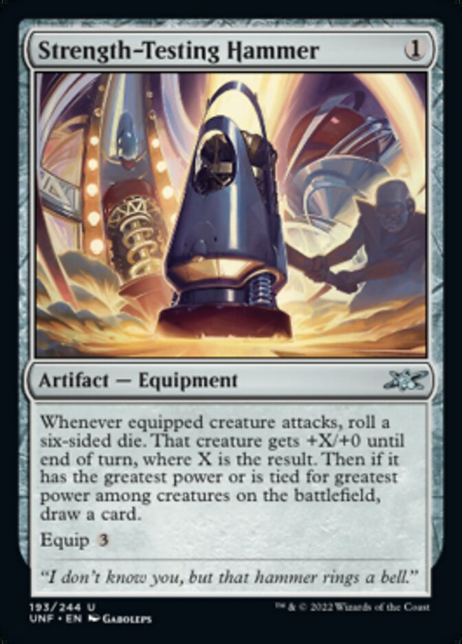 Strength-Testing Hammer [Unfinity] | GnG Games