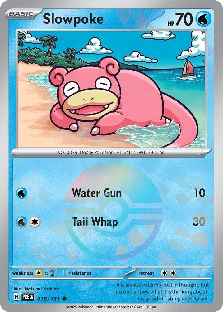 Slowpoke (018/131) (Poke Ball Pattern) [Scarlet & Violet: Prismatic Evolutions] | GnG Games