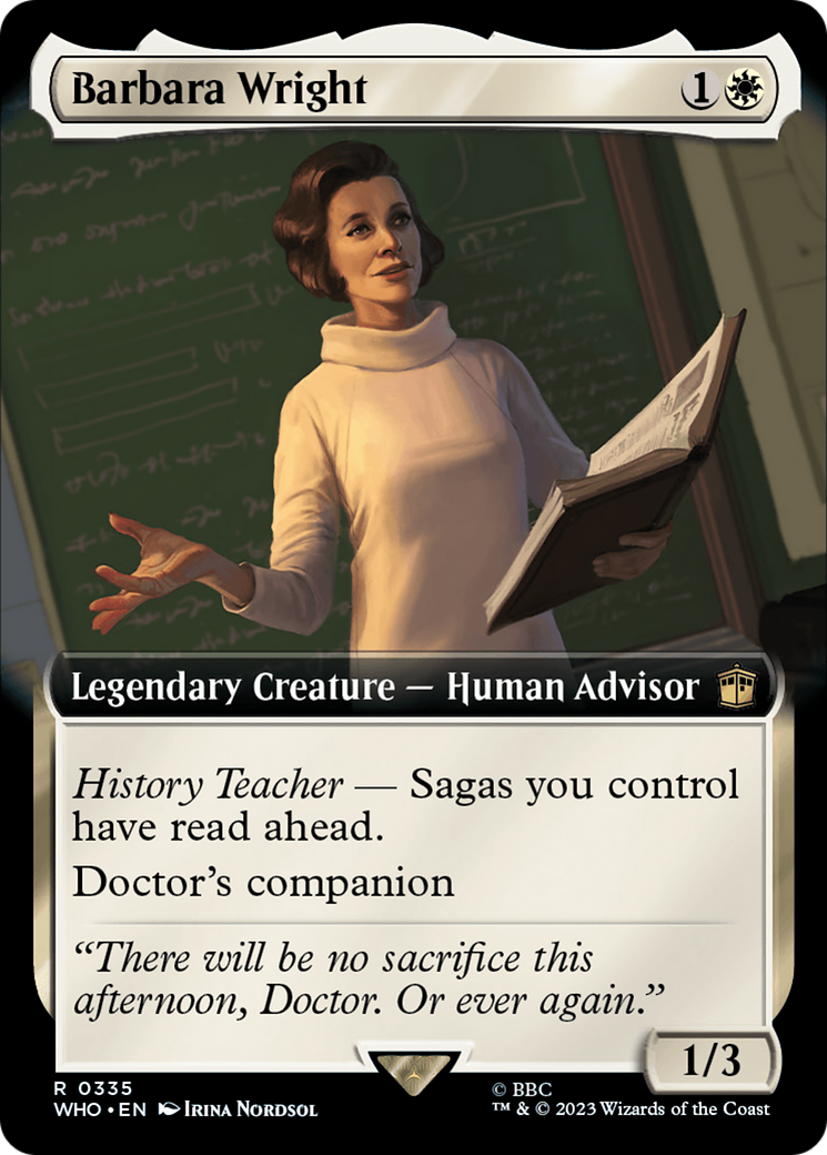 Barbara Wright (Extended Art) [Doctor Who] | GnG Games