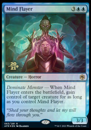 Mind Flayer [Dungeons & Dragons: Adventures in the Forgotten Realms Prerelease Promos] | GnG Games