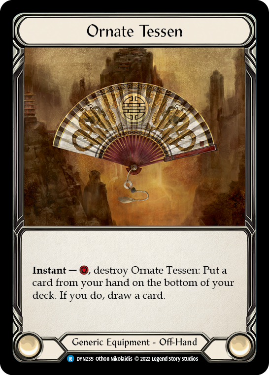 Ornate Tessen [DYN235] (Dynasty)  Rainbow Foil | GnG Games