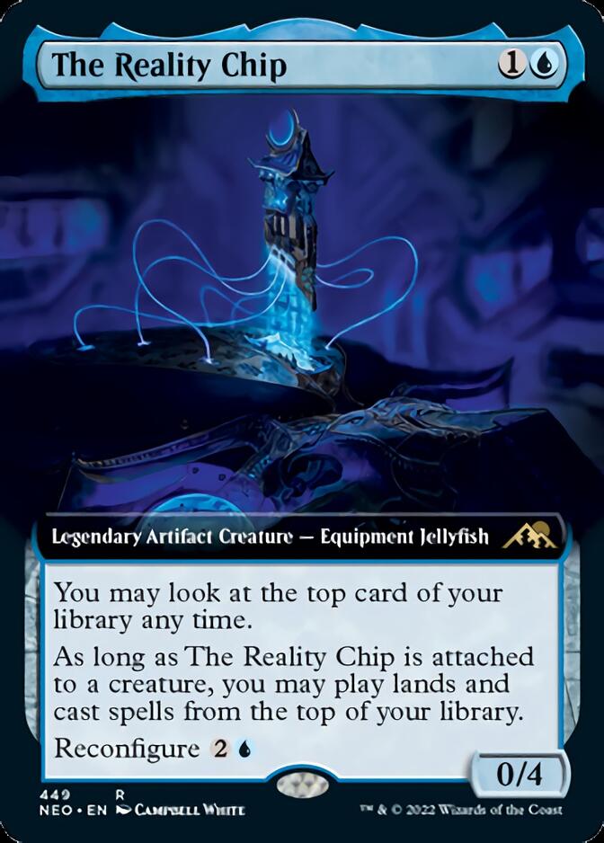 The Reality Chip (Extended Art) [Kamigawa: Neon Dynasty] | GnG Games