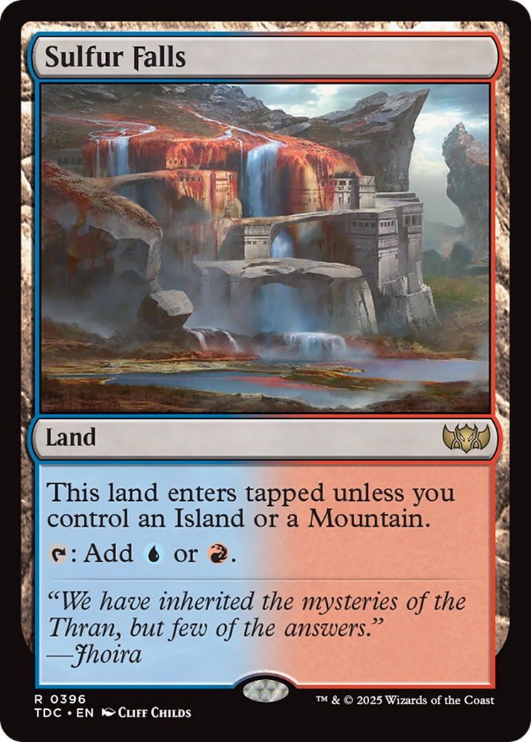 Sulfur Falls [Tarkir: Dragonstorm Commander] | GnG Games