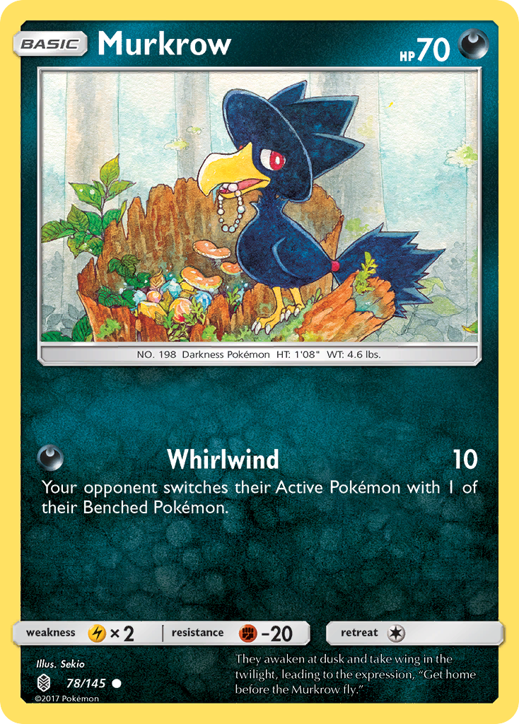 Murkrow (78/145) [Sun & Moon: Guardians Rising] | GnG Games