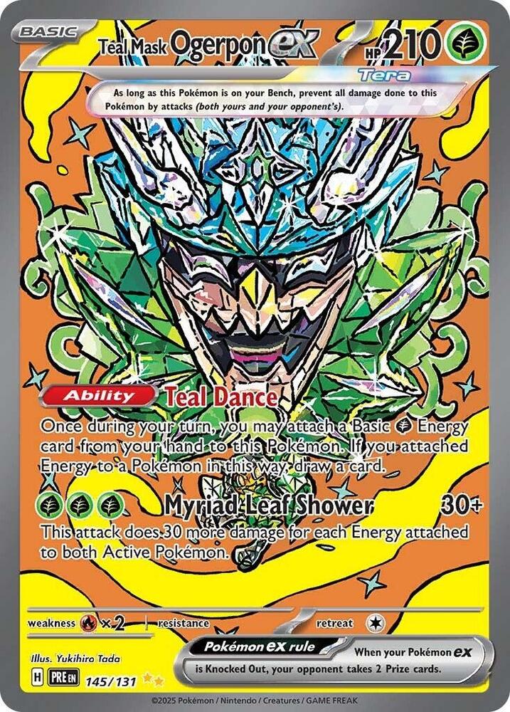 Teal Mask Ogerpon ex (145/131) [Scarlet & Violet: Prismatic Evolutions] | GnG Games