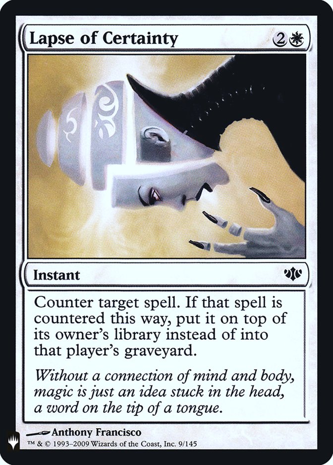 Lapse of Certainty [Mystery Booster] | GnG Games