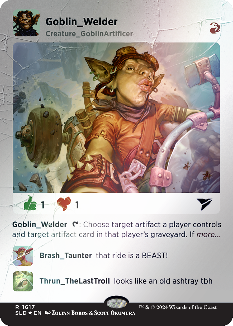 Goblin Welder (Rainbow Foil) [Secret Lair Drop Series] | GnG Games