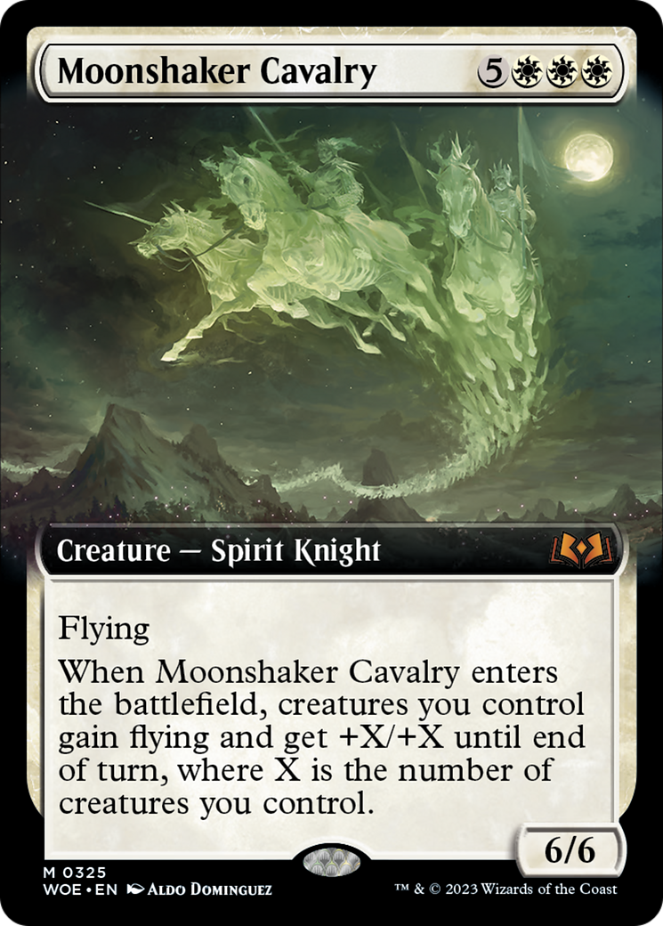 Moonshaker Cavalry (Extended Art) [Wilds of Eldraine] | GnG Games