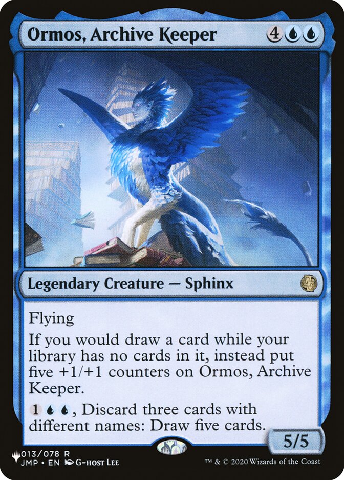 Ormos, Archive Keeper [The List] | GnG Games