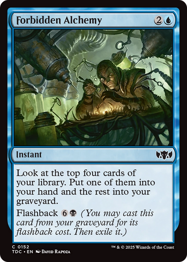 Forbidden Alchemy [Tarkir: Dragonstorm Commander] | GnG Games