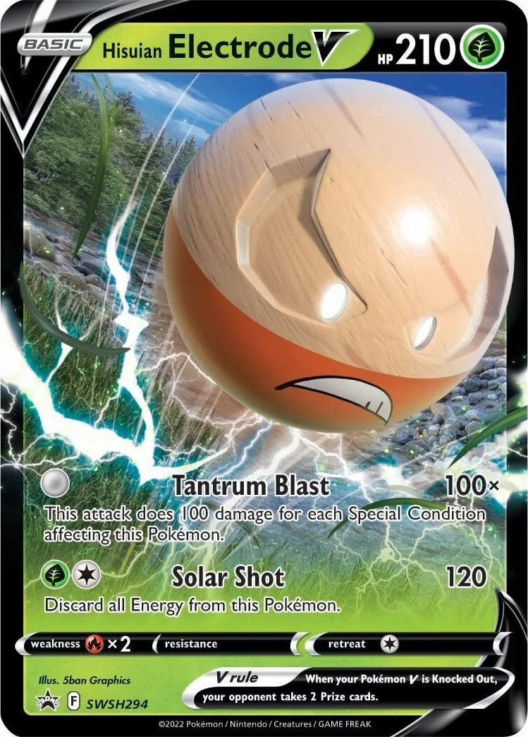 Hisuian Electrode V (SWSH294) [Sword & Shield: Black Star Promos] | GnG Games