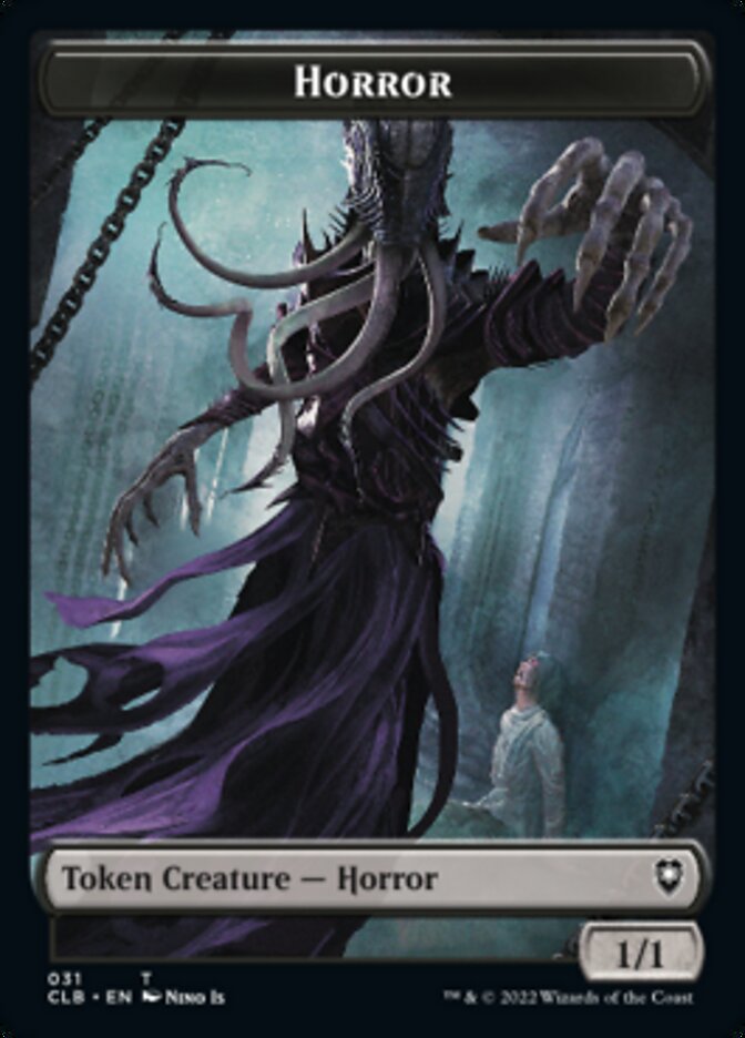 Horror // Eldrazi Horror Double-Sided Token [Commander Legends: Battle for Baldur's Gate Tokens] | GnG Games