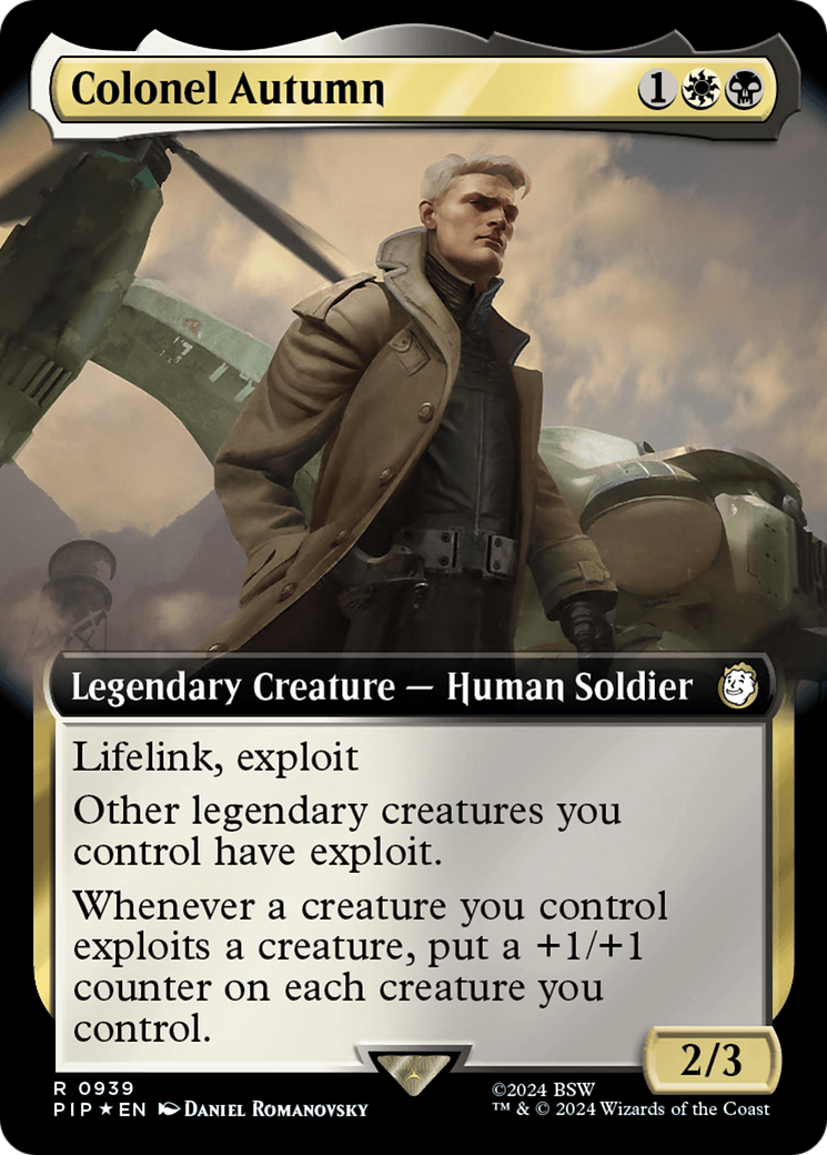 Colonel Autumn (Extended Art) (Surge Foil) [Fallout] | GnG Games