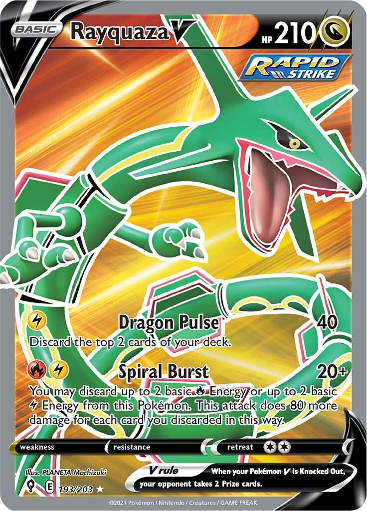 Rayquaza V (193/203) [Sword & Shield: Evolving Skies] | GnG Games