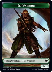 Elf Warrior // Shard Double-Sided Token [Kaldheim Tokens] | GnG Games