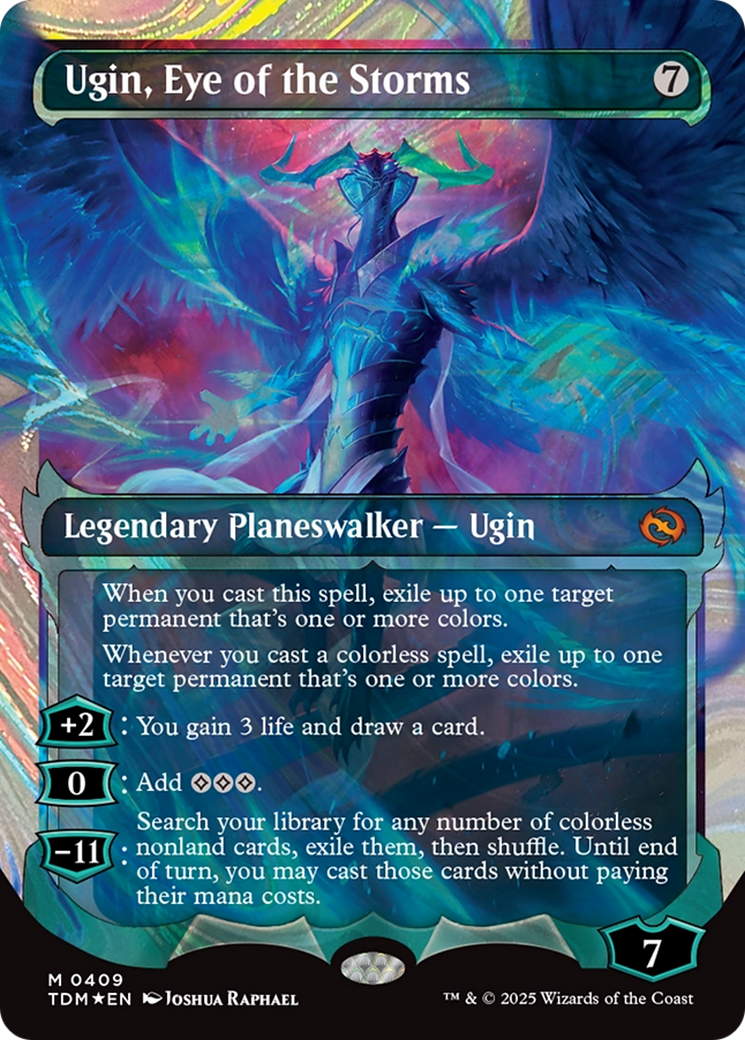 Ugin, Eye of the Storms (Showcase) (Halo Foil) [Tarkir: Dragonstorm] | GnG Games