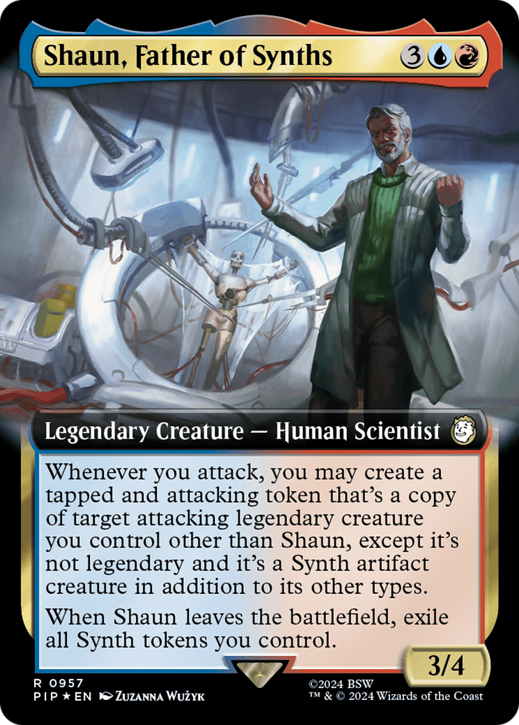 Shaun, Father of Synths (Extended Art) (Surge Foil) [Fallout] | GnG Games