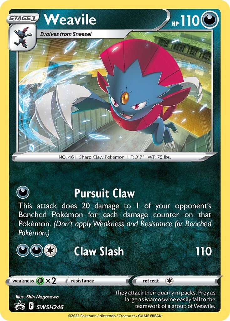 Weavile (SWSH246) [Sword & Shield: Black Star Promos] | GnG Games