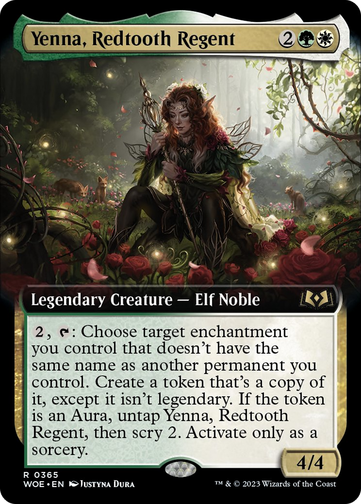 Yenna, Redtooth Regent (Extended Art) [Wilds of Eldraine] | GnG Games