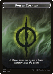 Poison Counter Token [Phyrexia: All Will Be One Tokens] | GnG Games