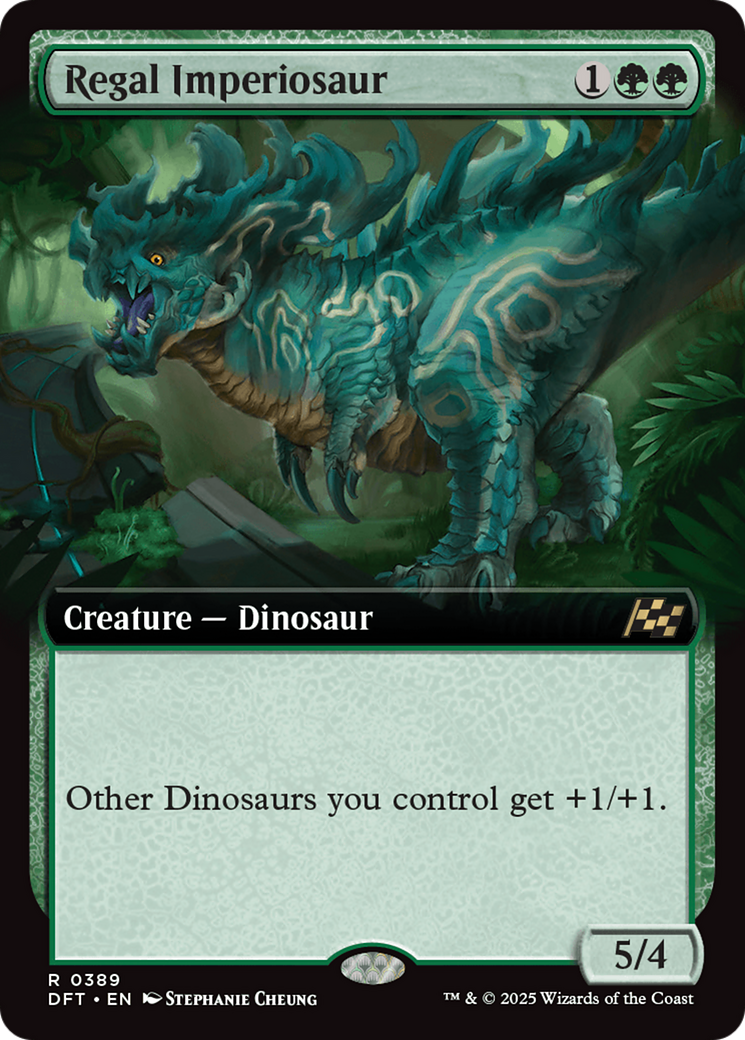 Regal Imperiosaur (Extended Art) [Aetherdrift] | GnG Games