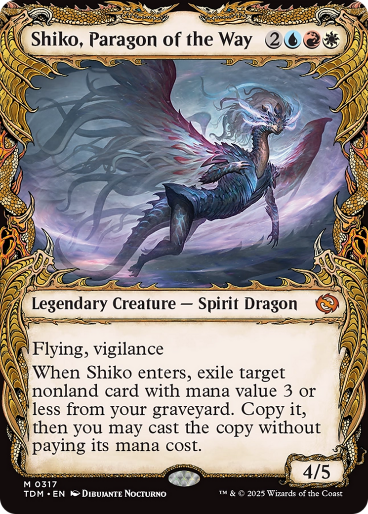 Shiko, Paragon of the Way (Showcase) [Tarkir: Dragonstorm] | GnG Games
