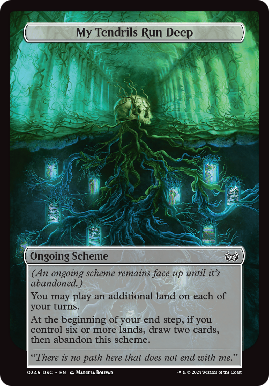 My Tendrils Run Deep (Full Art) [Duskmourn: Archenemy] | GnG Games