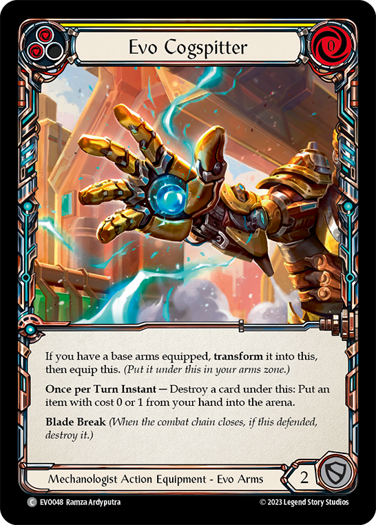 Evo Cogspitter [EVO048] (Bright Lights)  Cold Foil | GnG Games