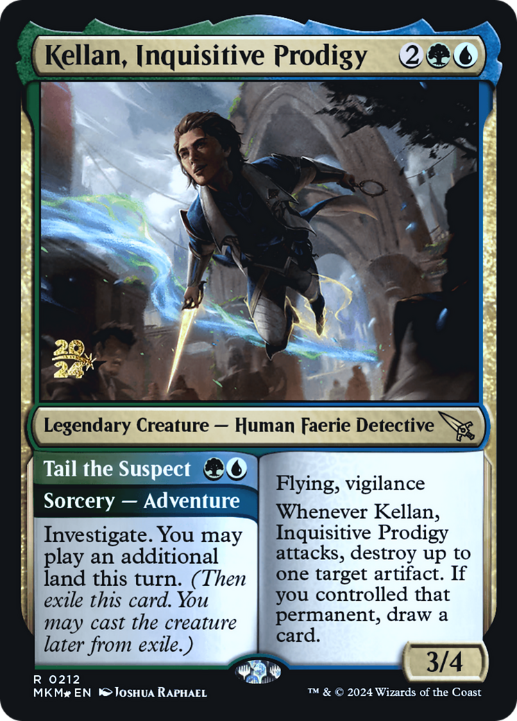 Kellan, Inquisitive Prodigy [Murders at Karlov Manor Prerelease Promos] | GnG Games