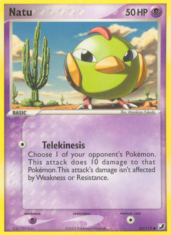 Natu (63/115) [EX: Unseen Forces] | GnG Games