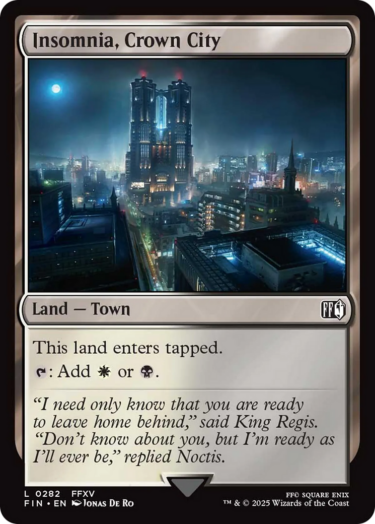 Insomnia, Crown City [FINAL FANTASY] | GnG Games