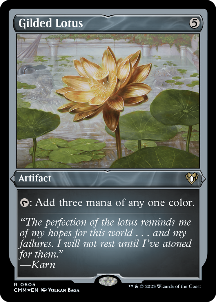 Gilded Lotus (Foil Etched) [Commander Masters] | GnG Games