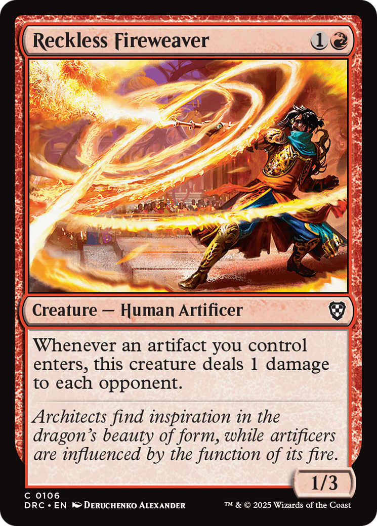 Reckless Fireweaver [Aetherdrift Commander] | GnG Games