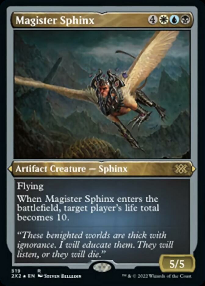 Magister Sphinx (Foil Etched) [Double Masters 2022] | GnG Games