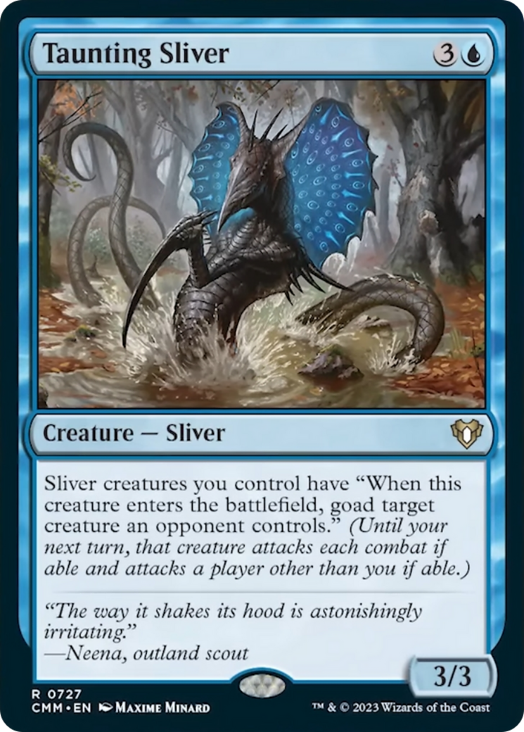 Taunting Sliver [Commander Masters] | GnG Games