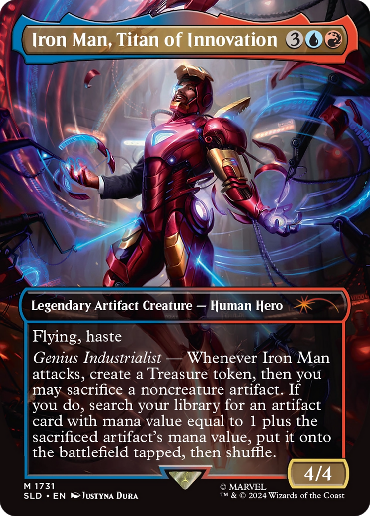 Iron Man, Titan of Innovation (Rainbow Foil) [Secret Lair Drop Series] | GnG Games