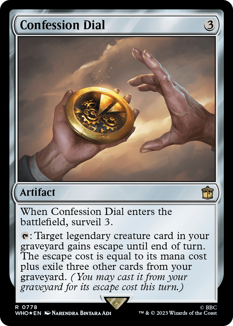 Confession Dial (Surge Foil) [Doctor Who] | GnG Games