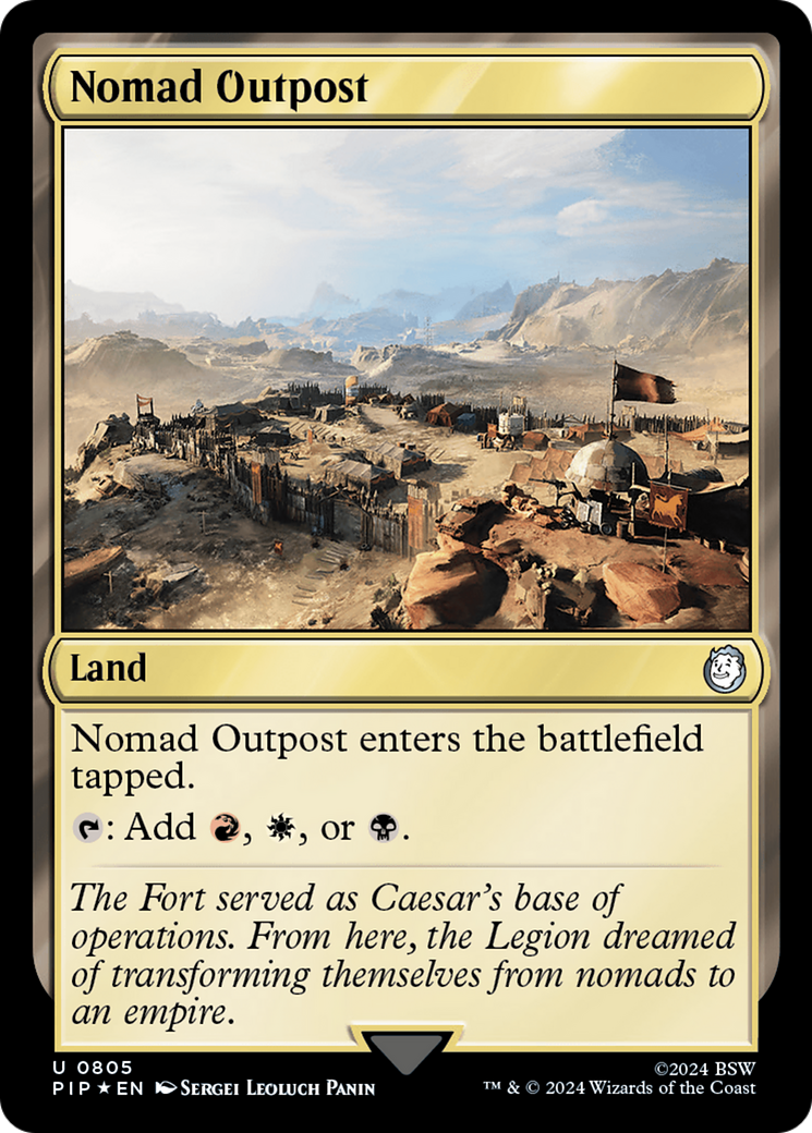 Nomad Outpost (Surge Foil) [Fallout] | GnG Games