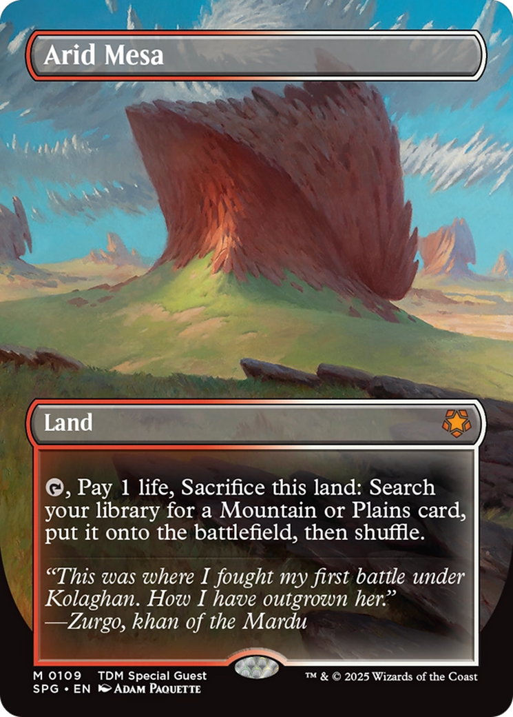 Arid Mesa (Borderless) [Tarkir: Dragonstorm Special Guests] | GnG Games
