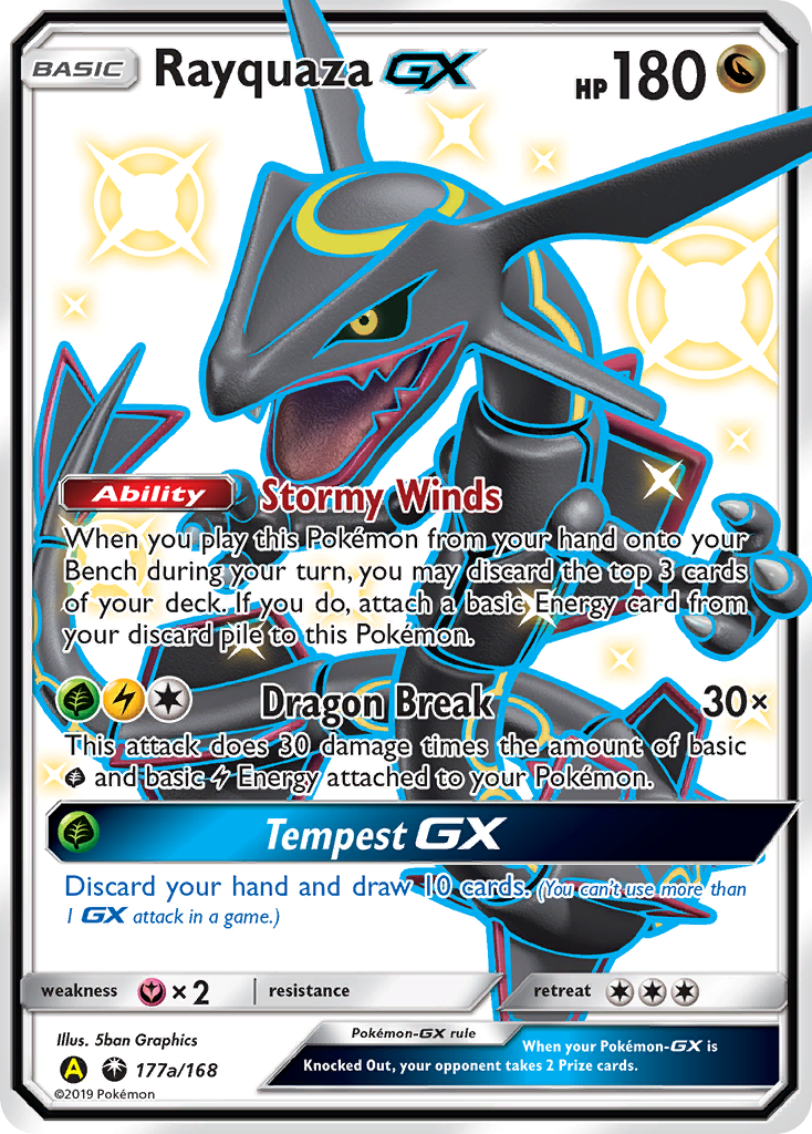 Rayquaza GX (177a/168) [Alternate Art Promos] | GnG Games