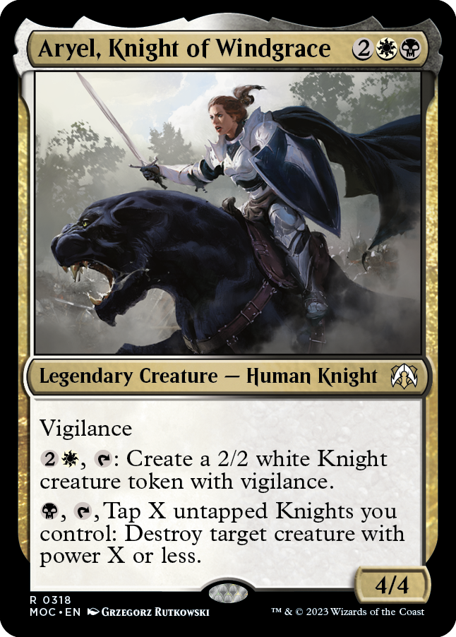 Aryel, Knight of Windgrace [March of the Machine Commander] | GnG Games