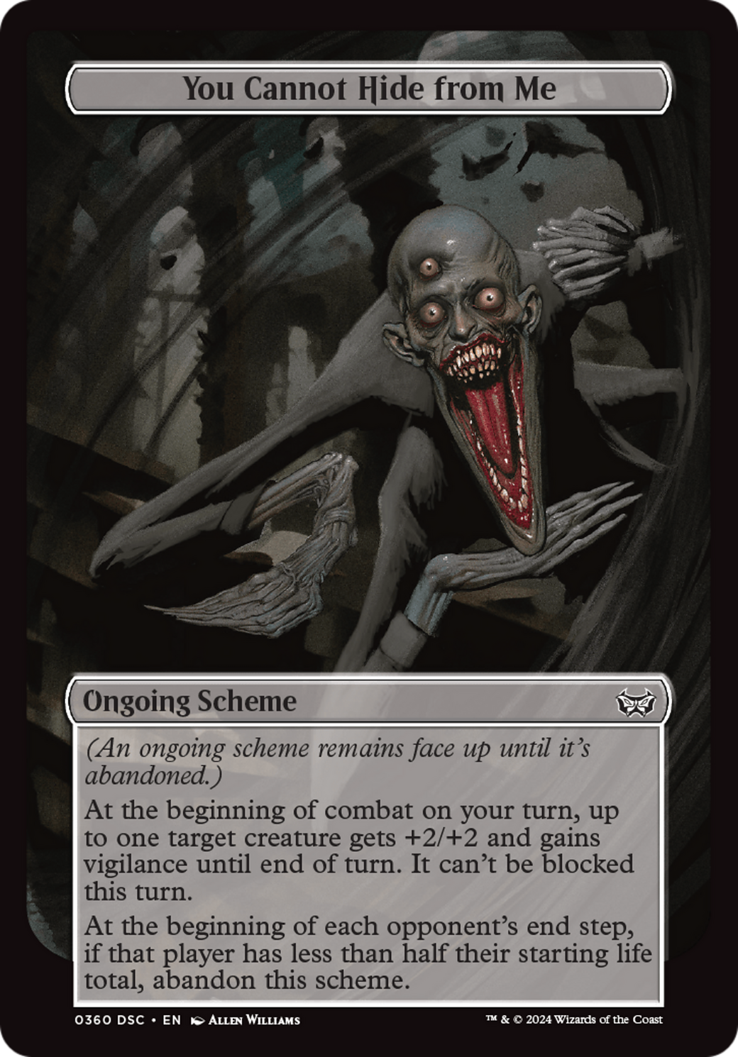 You Cannot Hide from Me (Full Art) [Duskmourn: Archenemy] | GnG Games