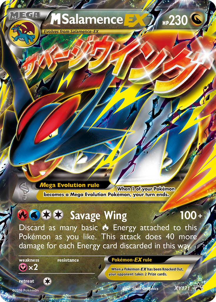 M Salamence EX (XY171) [XY: Black Star Promos] | GnG Games