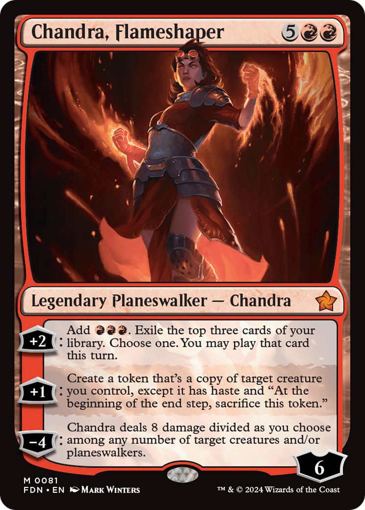 Chandra, Flameshaper [Foundations] | GnG Games