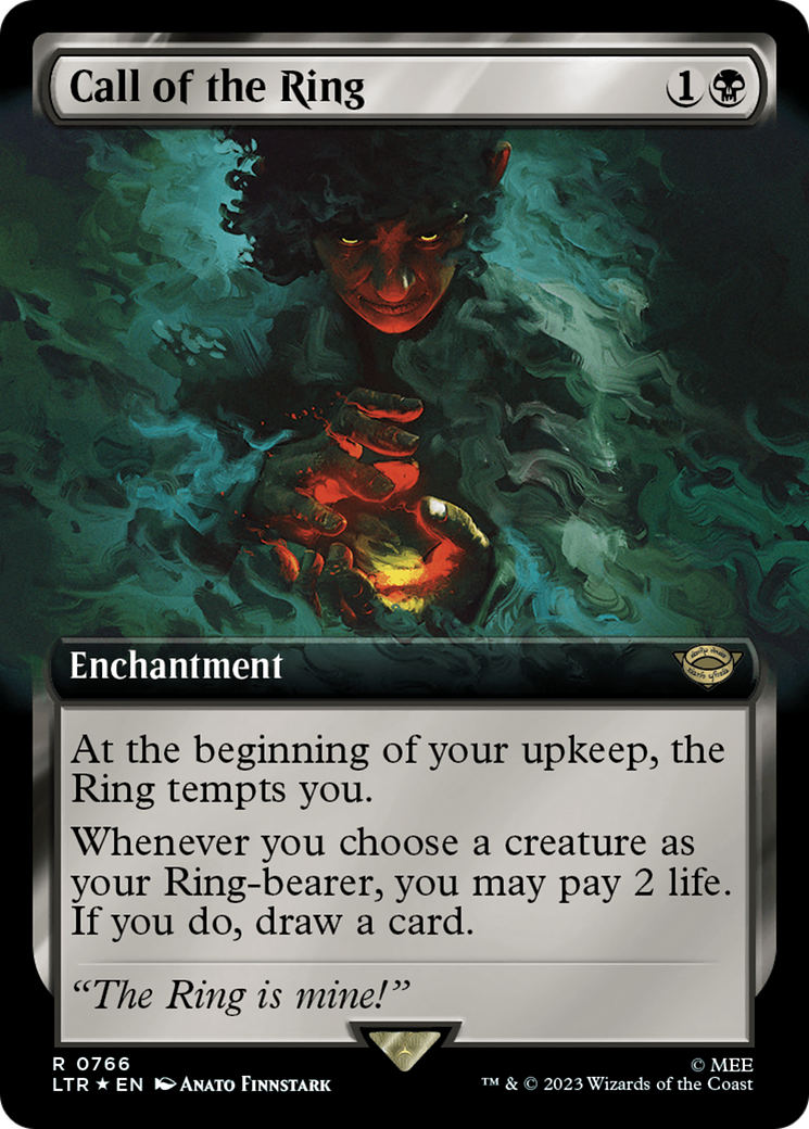 Call of the Ring (Extended Art) (Surge Foil) [The Lord of the Rings: Tales of Middle-Earth] | GnG Games