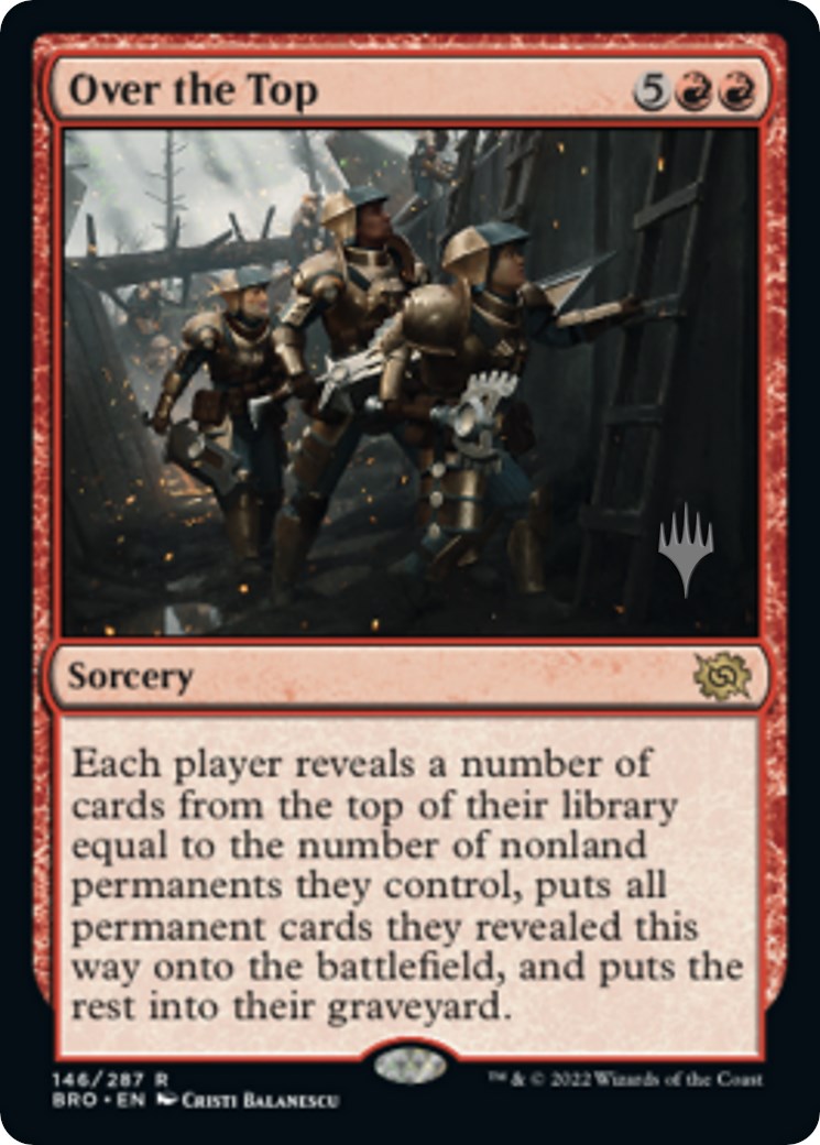 Over the Top (Promo Pack) [The Brothers' War Promos] | GnG Games