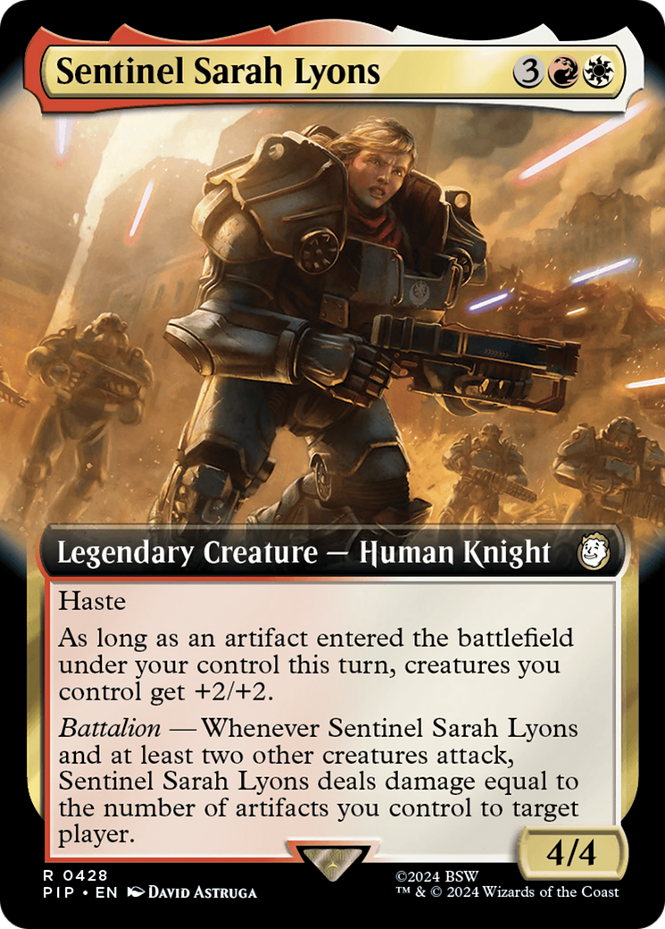 Sentinel Sarah Lyons (Extended Art) [Fallout] | GnG Games