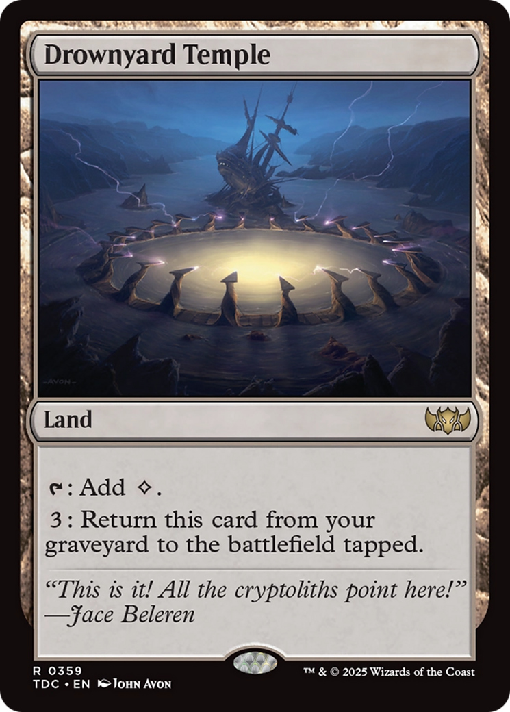 Drownyard Temple [Tarkir: Dragonstorm Commander] | GnG Games